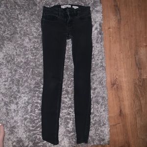 hollister black skinny jeans